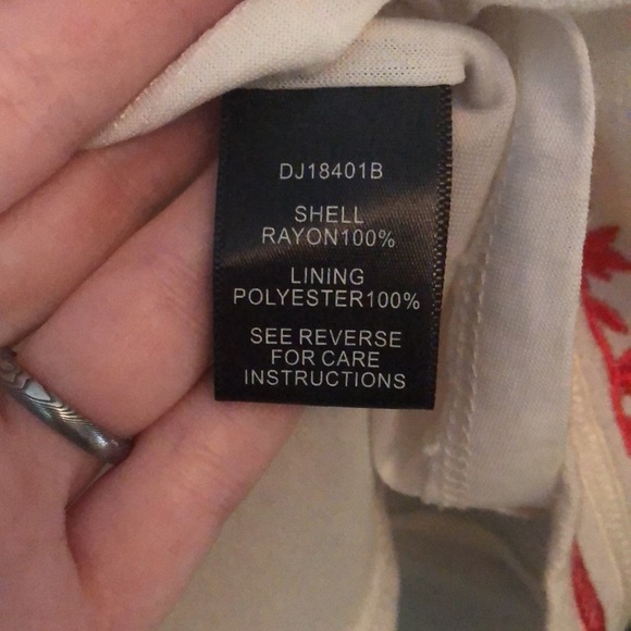 ark & co white embroidered dress, large/medium - Picture 4 of 7